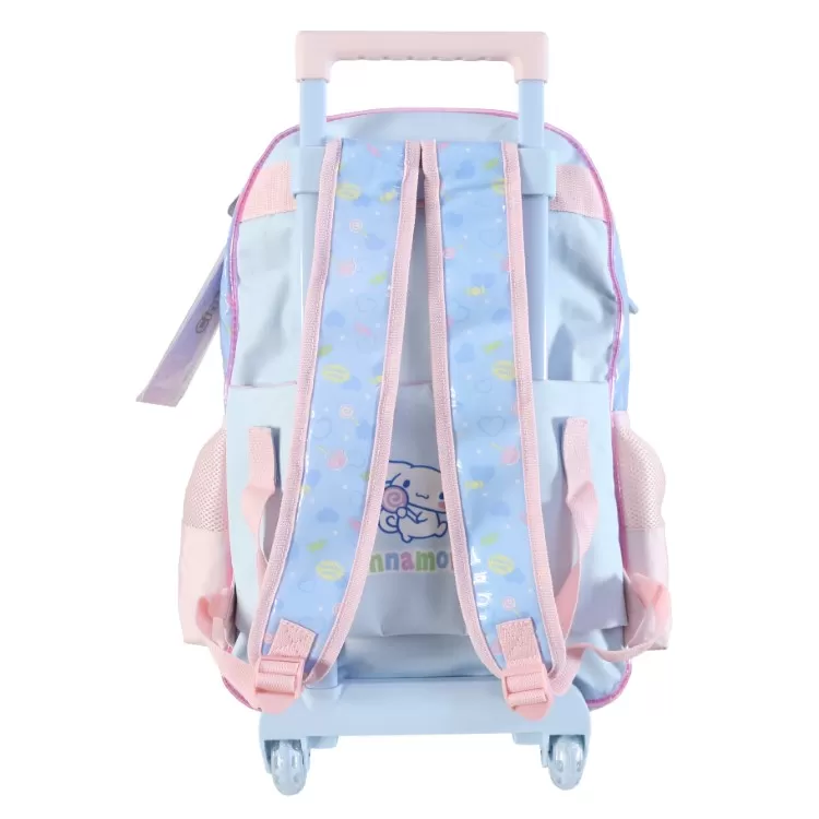 Mochila Escolar Cresko 2026 Cinnamoroll 18" con Carro Art.SR2703

